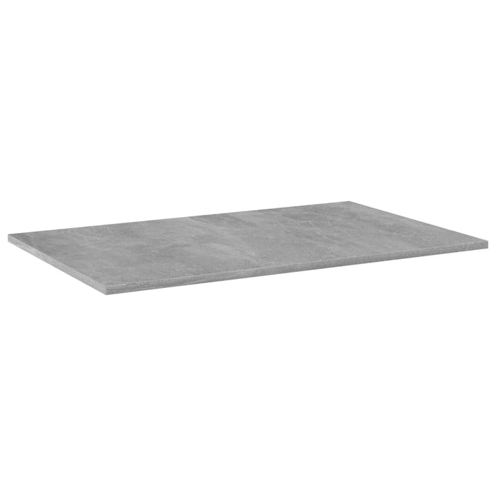 boghylder 4 stk. 80x50x1,5 cm konstrueret træ betongrå