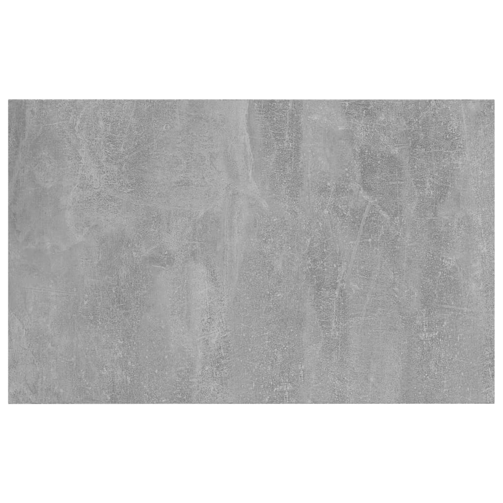 boghylder 4 stk. 80x50x1,5 cm konstrueret træ betongrå
