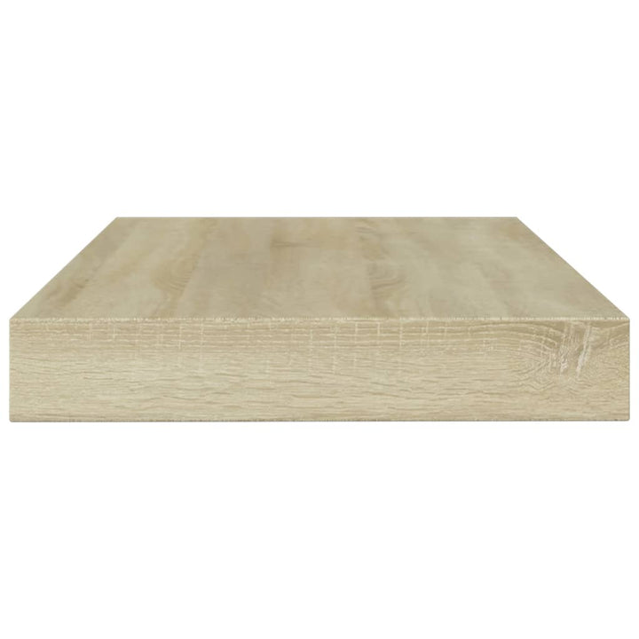 boghylder 4 stk. 100x10x1,5 cm konstrueret træ sonoma-eg
