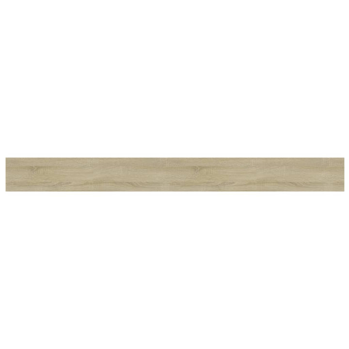 boghylder 4 stk. 100x10x1,5 cm konstrueret træ sonoma-eg