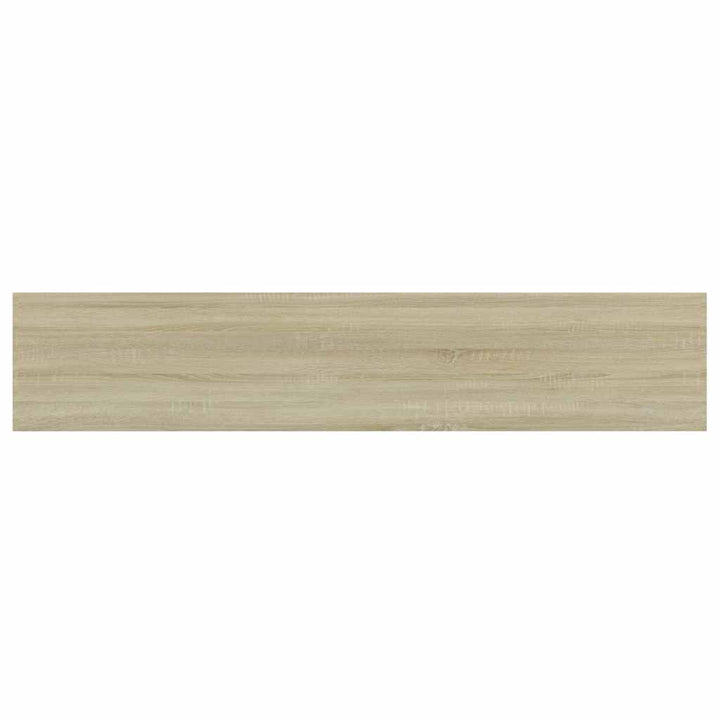 boghylder 4 stk. 100x20x1,5 cm konstrueret træ sonoma-eg