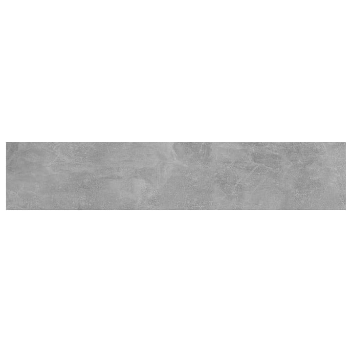 boghylder 4 stk. 100x20x1,5 cm konstrueret træ betongrå