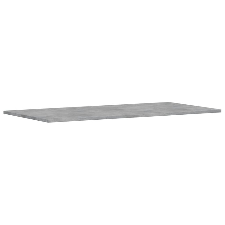 boghylder 4 stk. 100x50x1,5 cm konstrueret træ betongrå