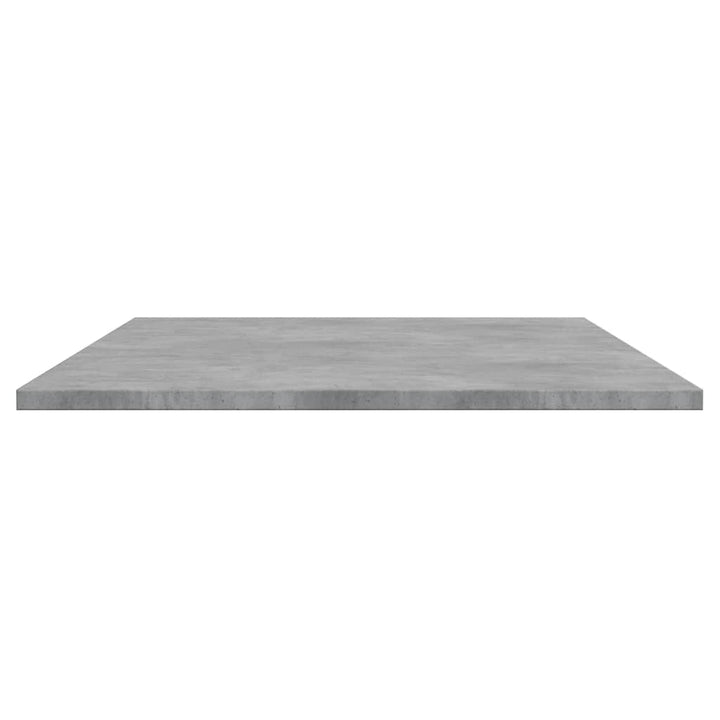 boghylder 4 stk. 100x50x1,5 cm konstrueret træ betongrå