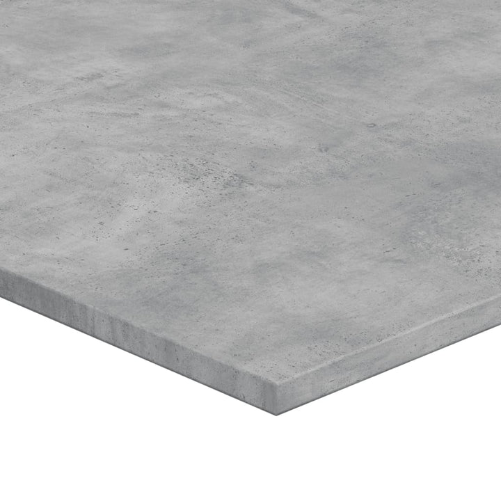 boghylder 4 stk. 100x50x1,5 cm konstrueret træ betongrå