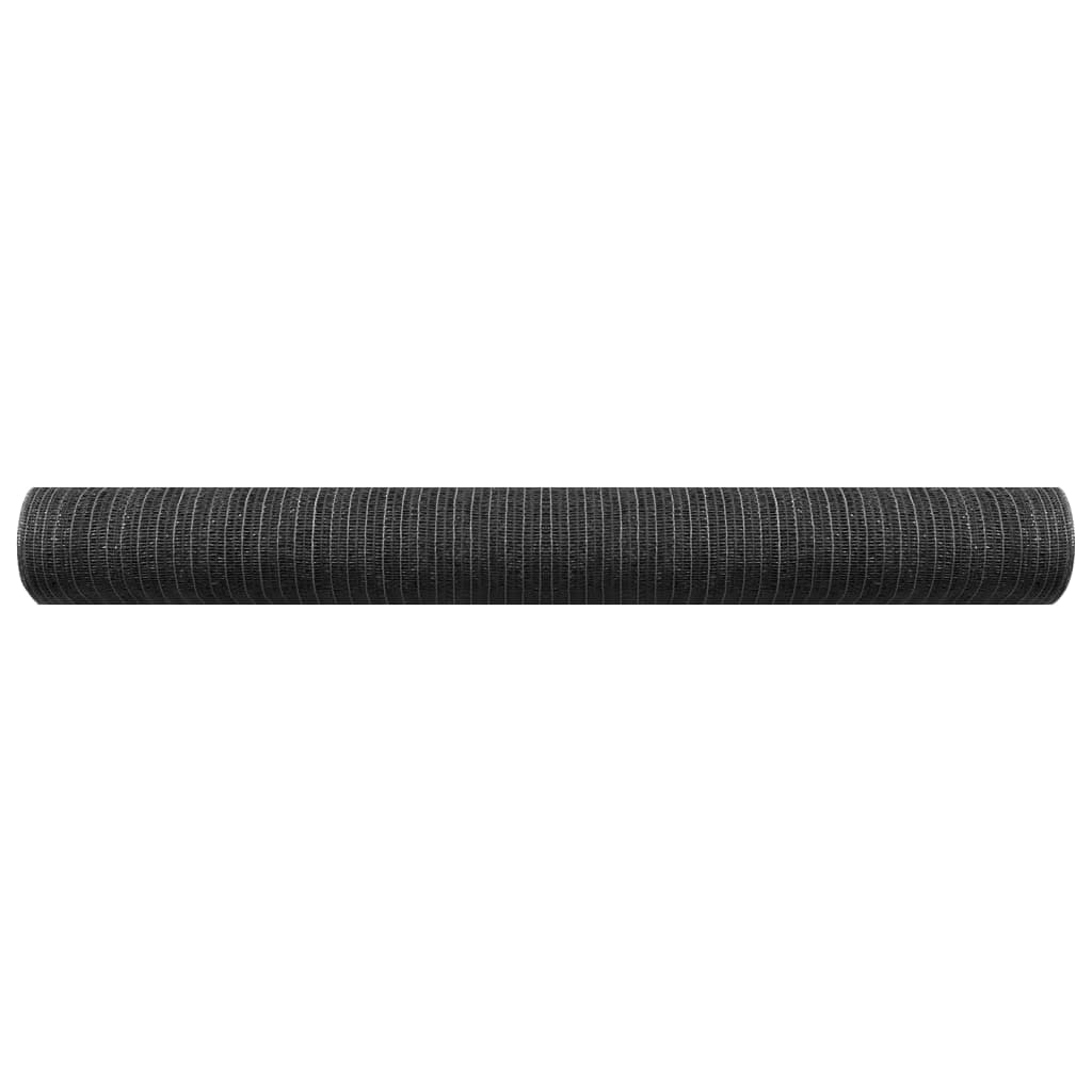 afskærmning 3,6x50 m 75 g/m² HDPE antracitgrå