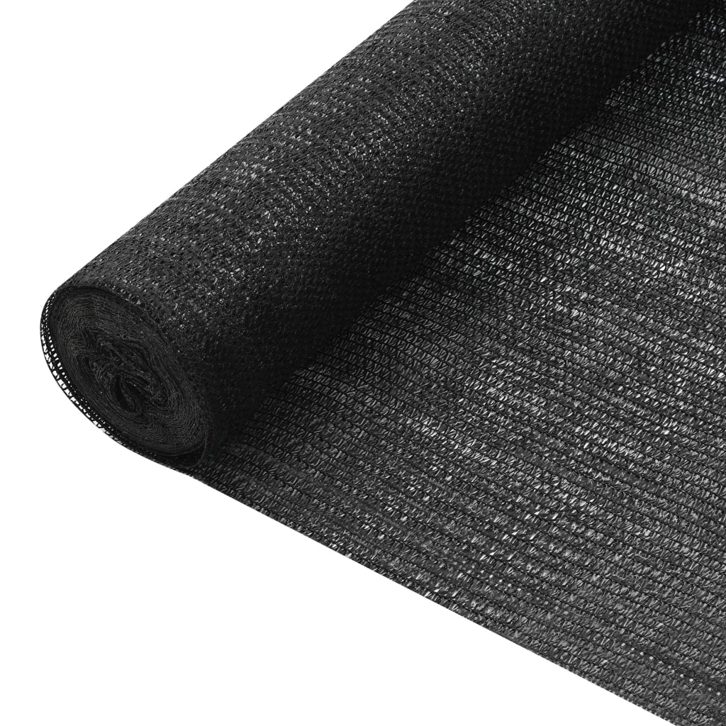 afskærmning 1,8x10 m HDPE 75 g/m² sort