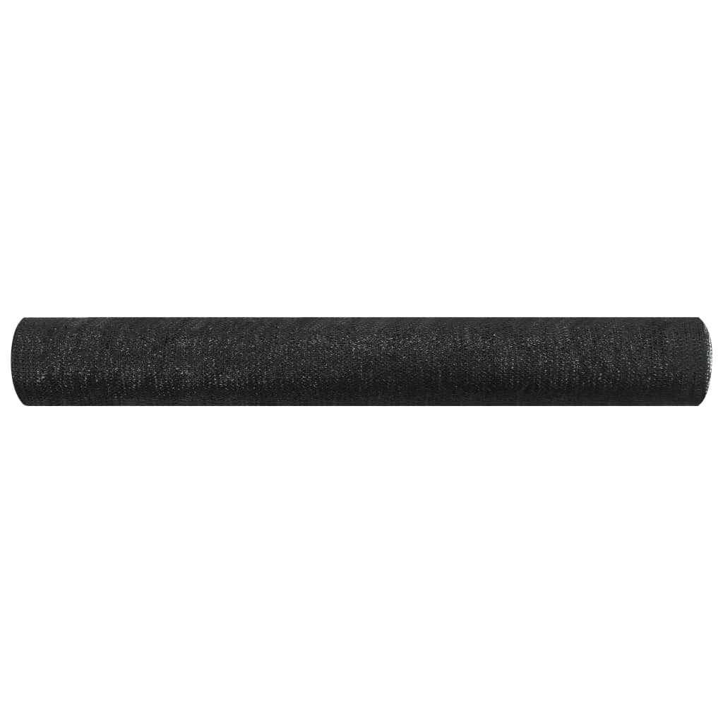 afskærmning 1,8x25 m HDPE 75 g/m² sort
