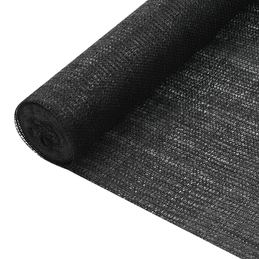 afskærmning 2x10 m HDPE 75 g/m² sort