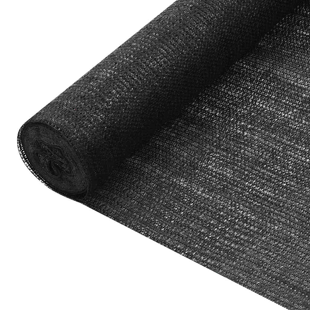 afskærmning 2x10 m HDPE 75 g/m² sort