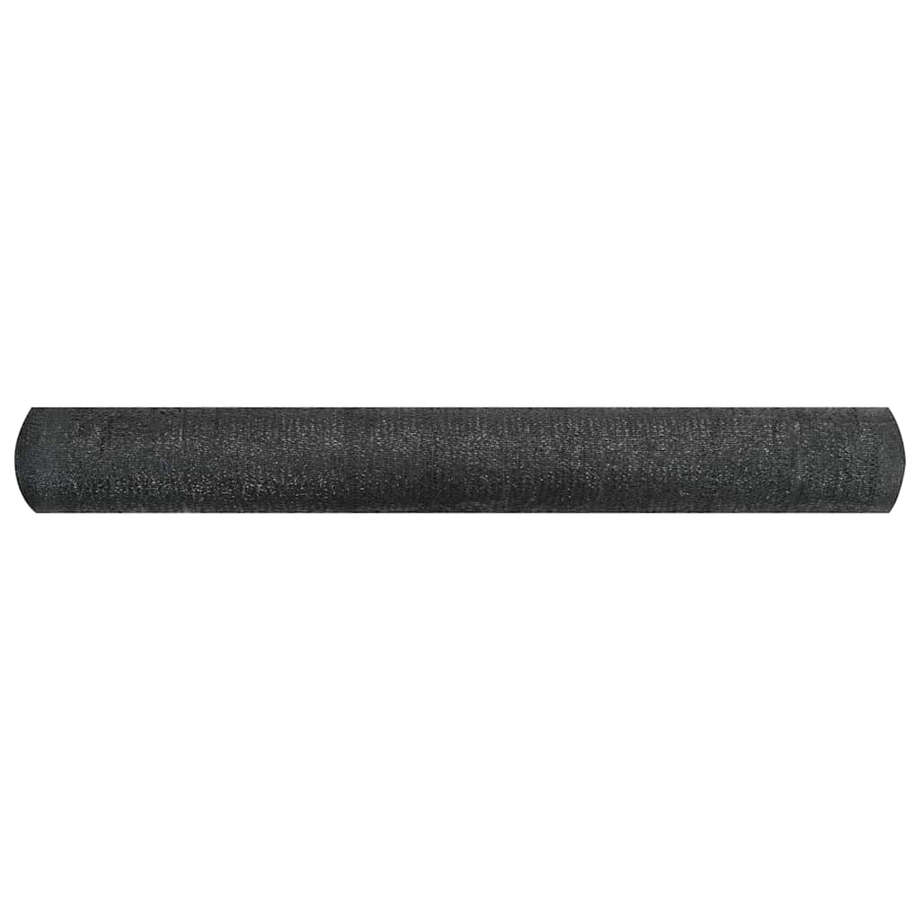 afskærmning 1,5x25 m HDPE 150 g/m² sort
