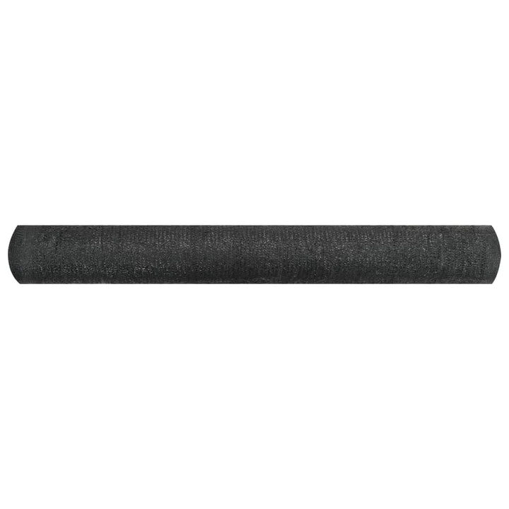 afskærmning 1,5x25 m HDPE 195 g/m² sort