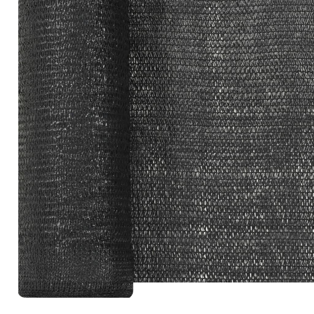 afskærmning 1,8x10 m HDPE 195 g/m² sort