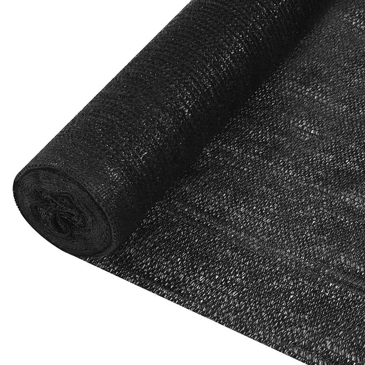 afskærmning 1,8x25 m HDPE 195 g/m² sort