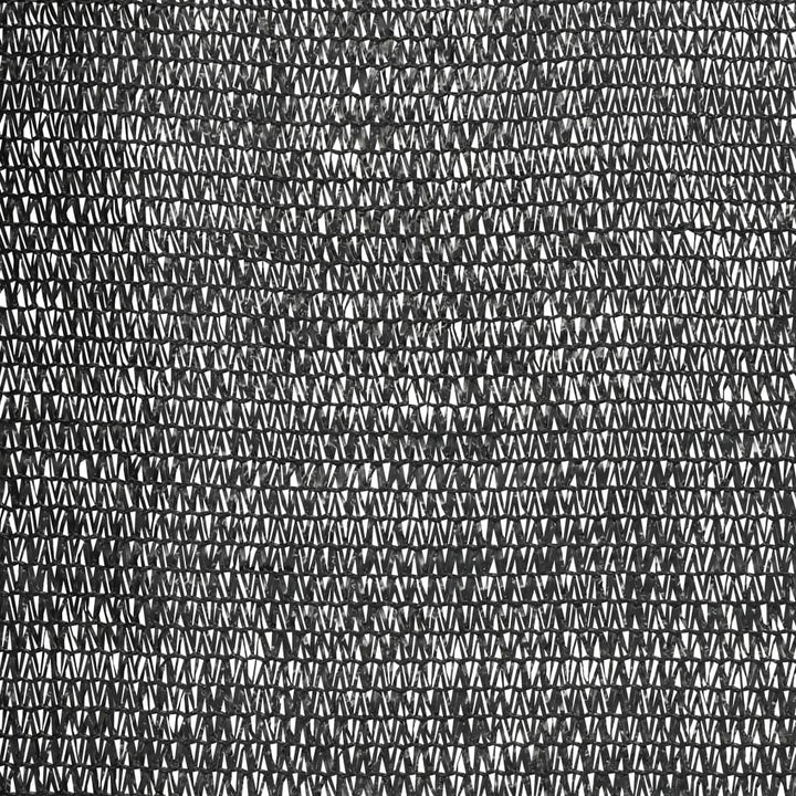 afskærmning 2x25 m HDPE 195 g/m² sort