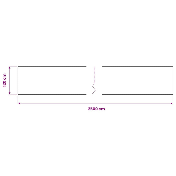 afskærmning 1,2x25 m 150 g/m² HDPE grøn