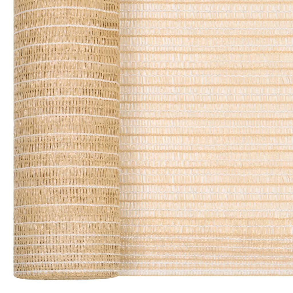 afskærmning 1,5x10 m HDPE 150 g/m² beige