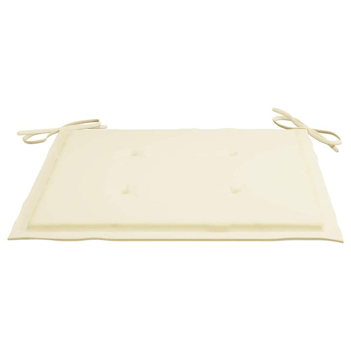 foldbare havestole 2 stk. med hynder bambus