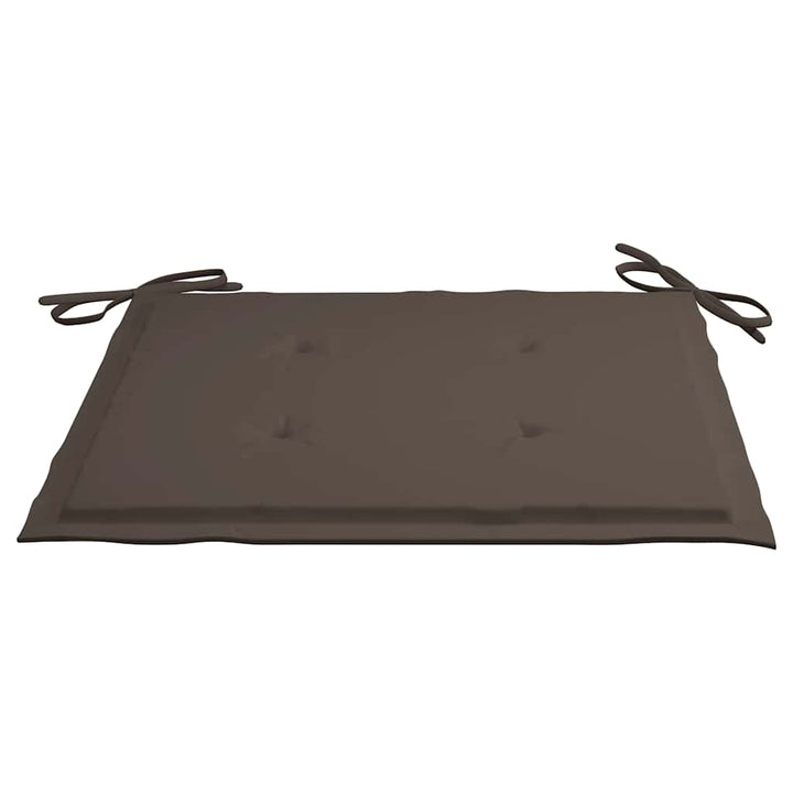 foldbare havestole 2 stk. med hynder bambus