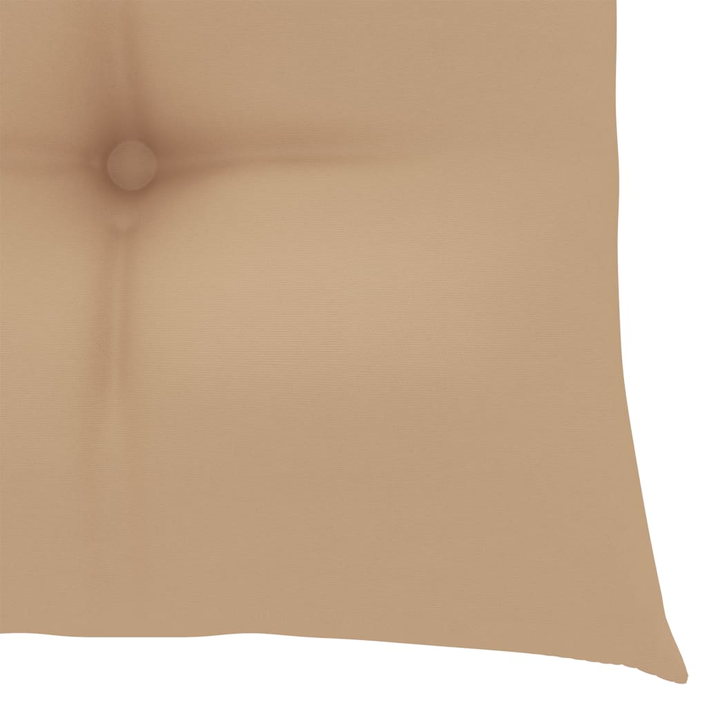 foldbare havestole 2 stk. med hynder bambus