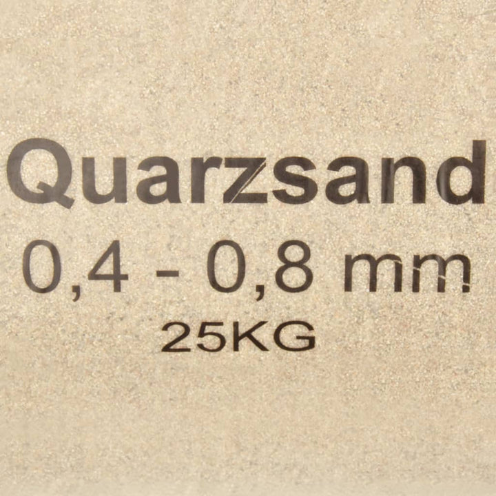 filtersand 25 kg 0,4-0,8 mm
