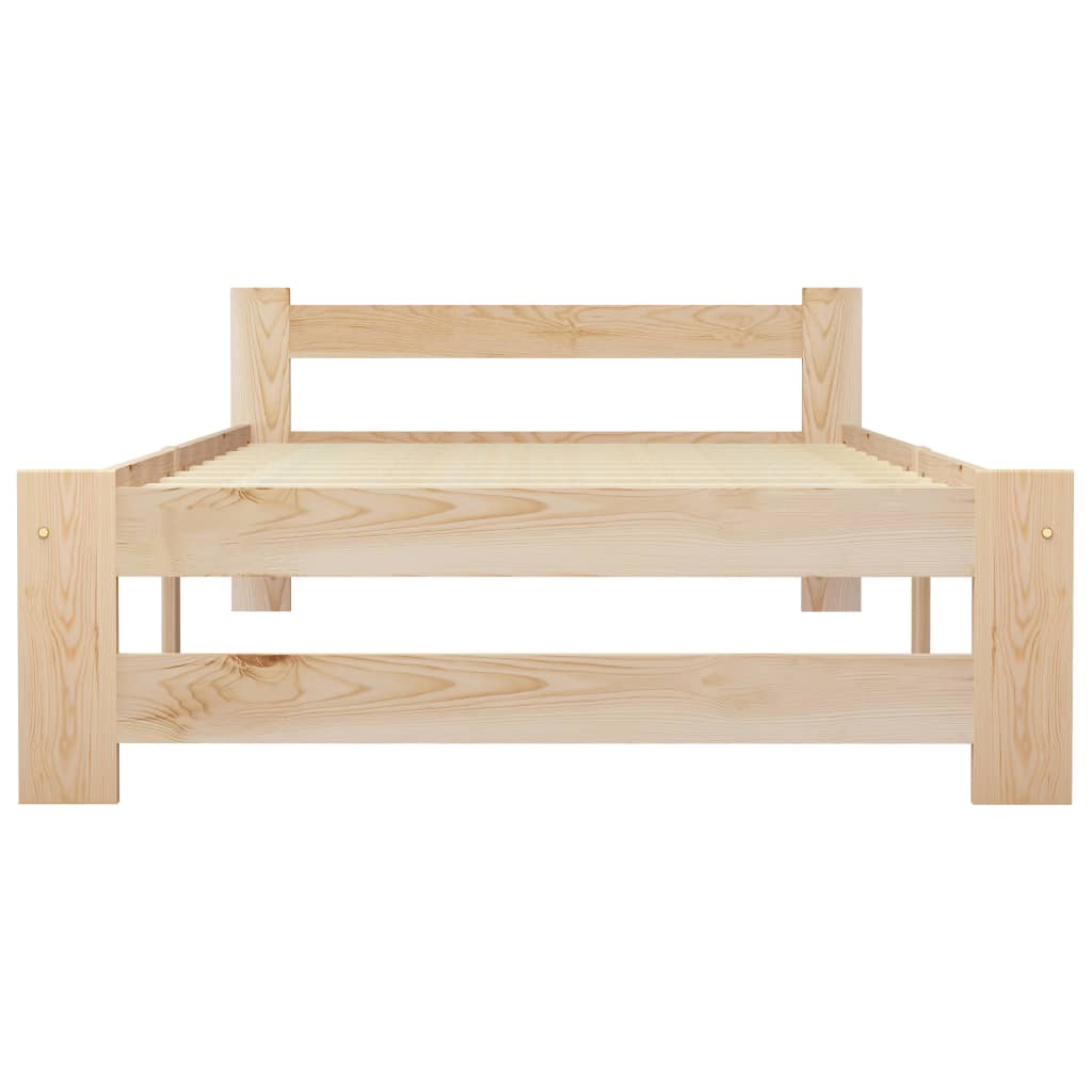 sengestel 100x200 cm massivt fyrretræ