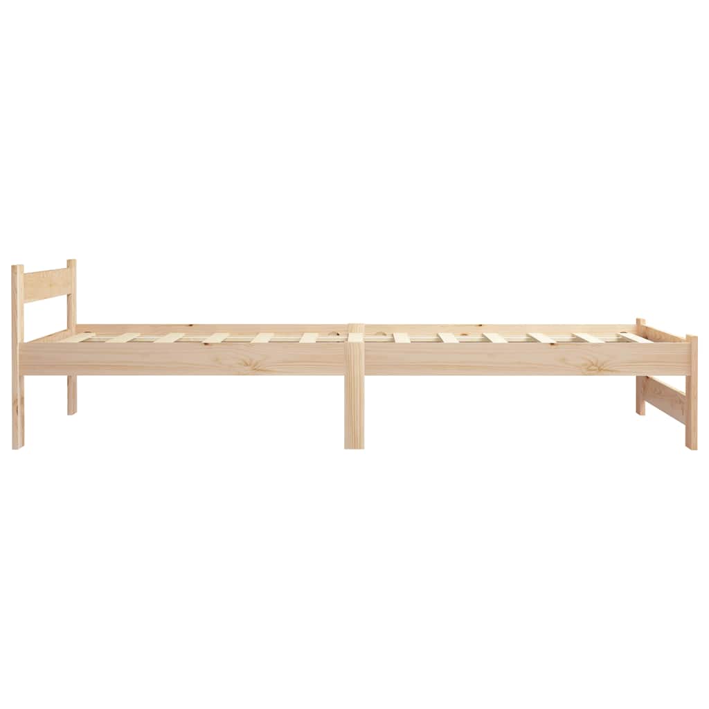 sengestel 100x200 cm massivt fyrretræ
