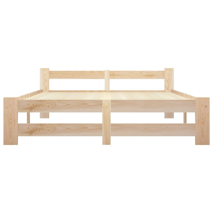 sengestel 120x200 cm massivt fyrretræ