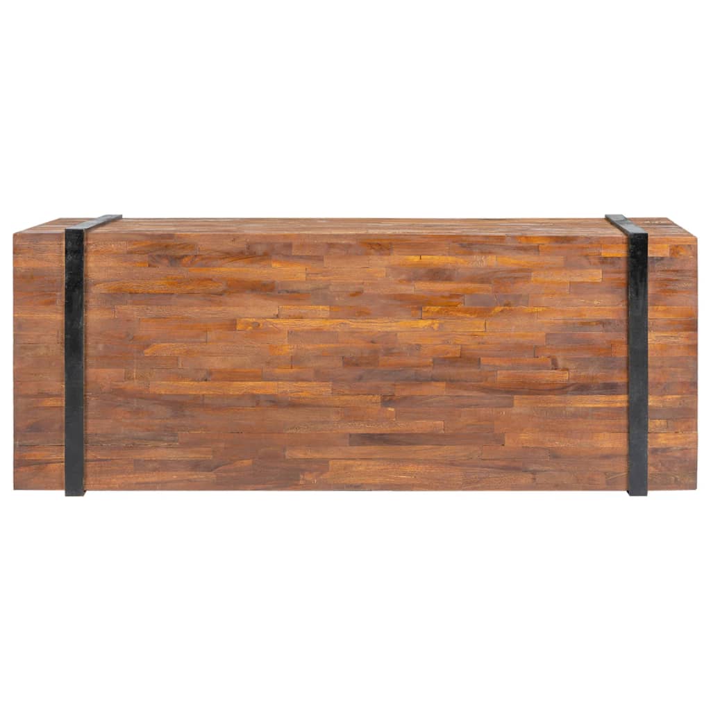 sofabord 110x45x38 cm massivt teaktræ