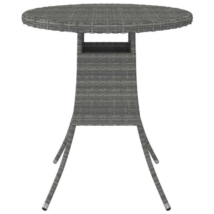 sofasæt til haven 9 dele med hynder polyrattan grå
