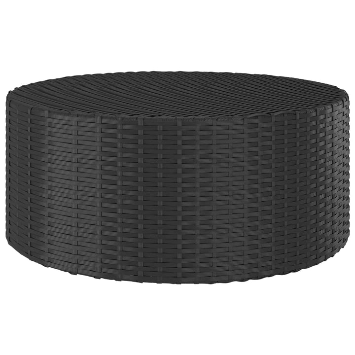 sofasæt til haven 9 dele med hynder polyrattan sort