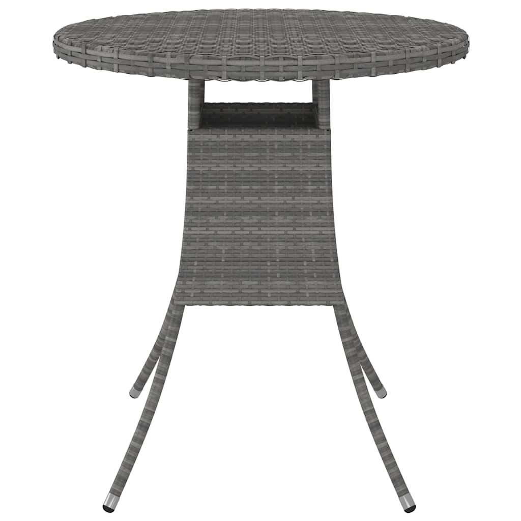 sofasæt til haven 5 dele med hynder polyrattan grå
