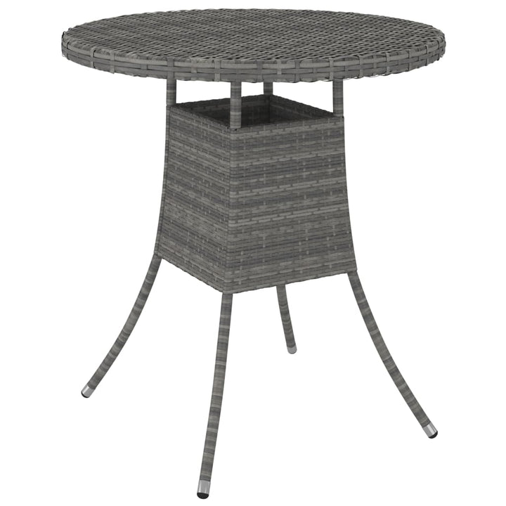 sofasæt til haven 5 dele med hynder polyrattan grå