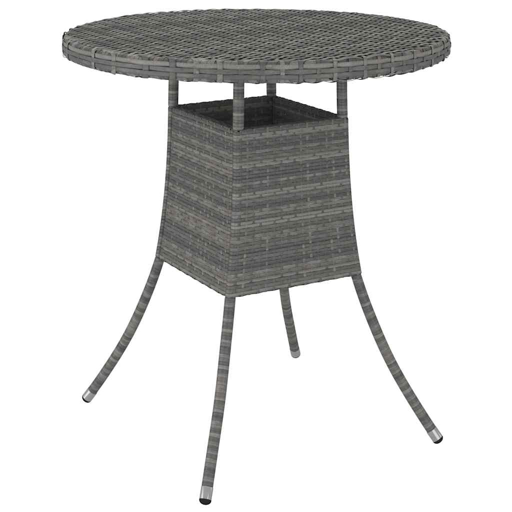 sofasæt til haven 5 dele med hynder polyrattan grå