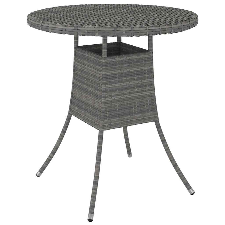 sofasæt til haven 5 dele med hynder polyrattan grå