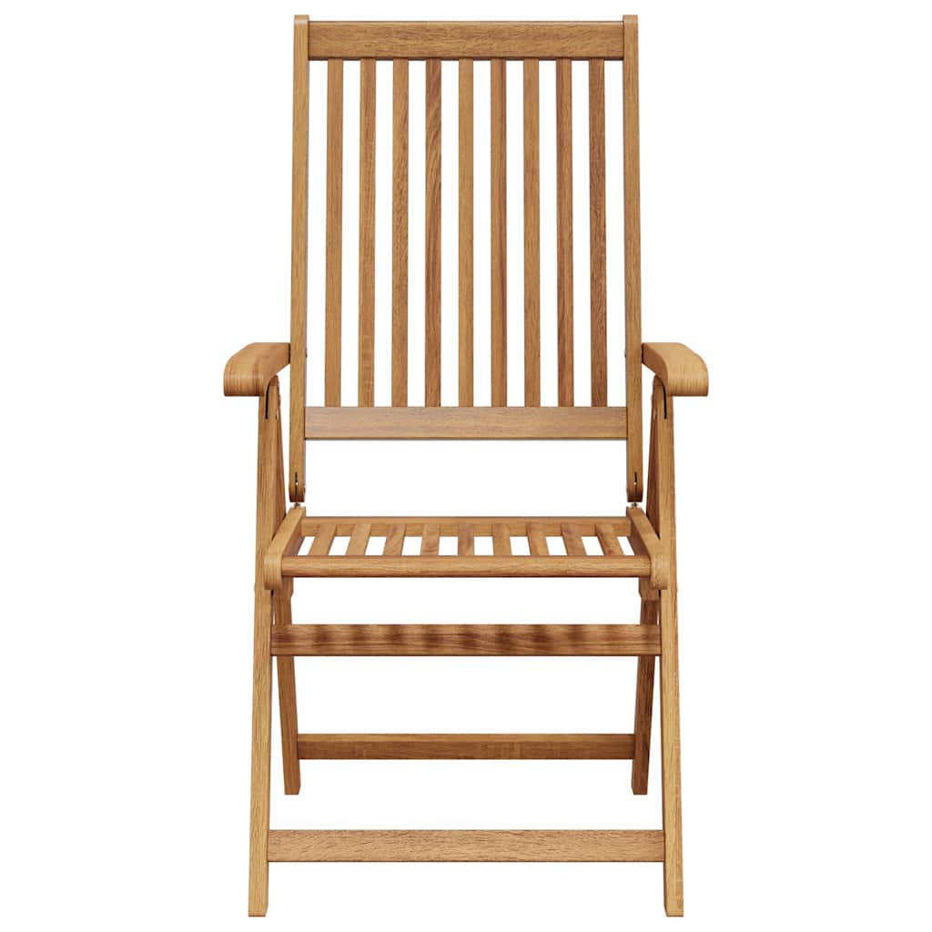 foldbare havestole 4 stk. massivt akacietræ