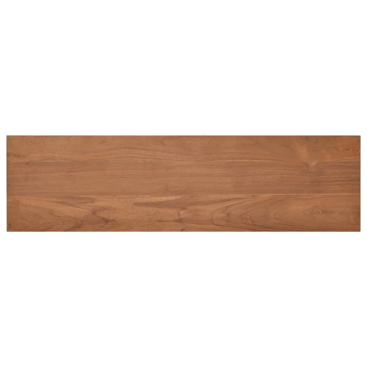 tv-skab 110x30x40 cm massivt teaktræ