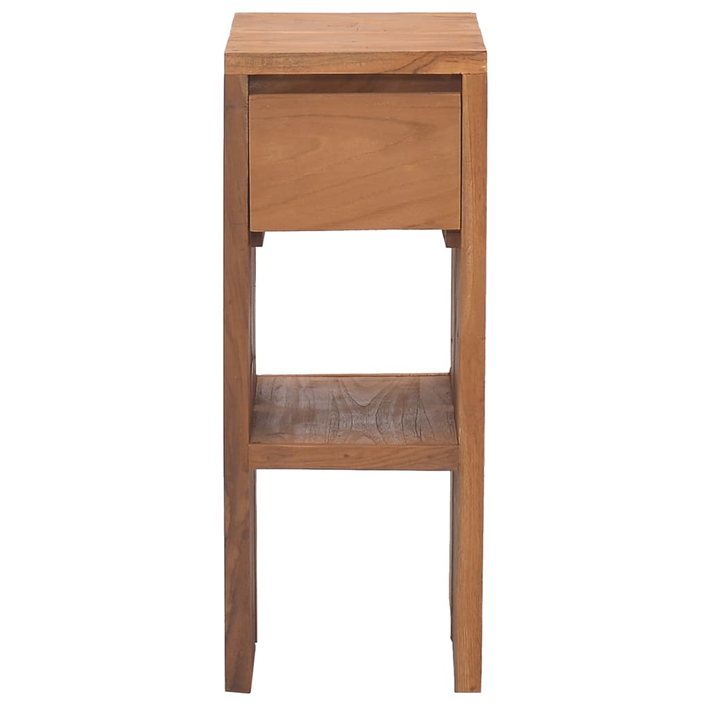 sengebord 20x35x50 cm massivt teaktræ