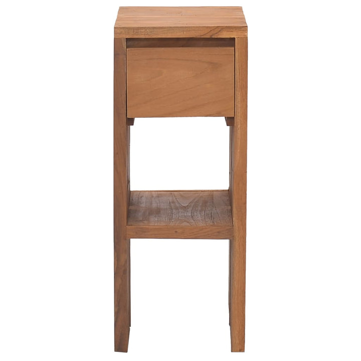 sengebord 20x35x50 cm massivt teaktræ