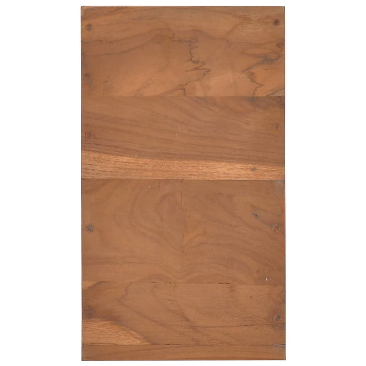sengebord 20x35x50 cm massivt teaktræ