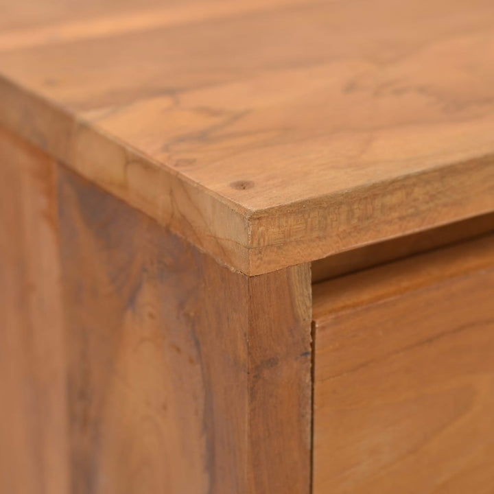 sengebord 20x35x50 cm massivt teaktræ