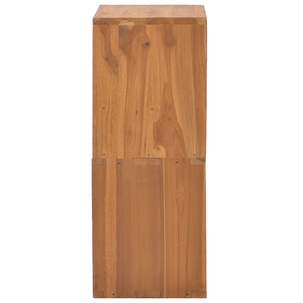 opbevaringsskab 40x30x76 cm massivt teaktræ