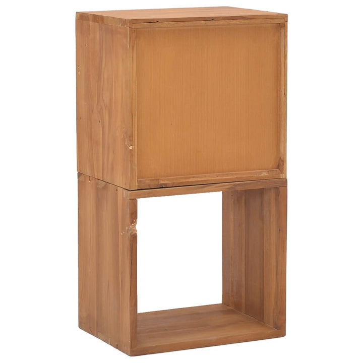 opbevaringsskab 40x30x76 cm massivt teaktræ