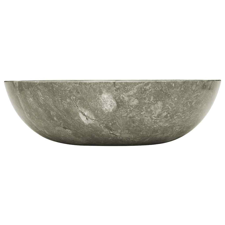 håndvask Ø40x12 cm marmor grå