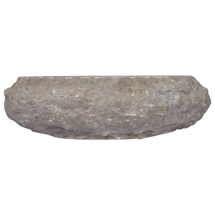 håndvask Ø40x12 cm marmor grå