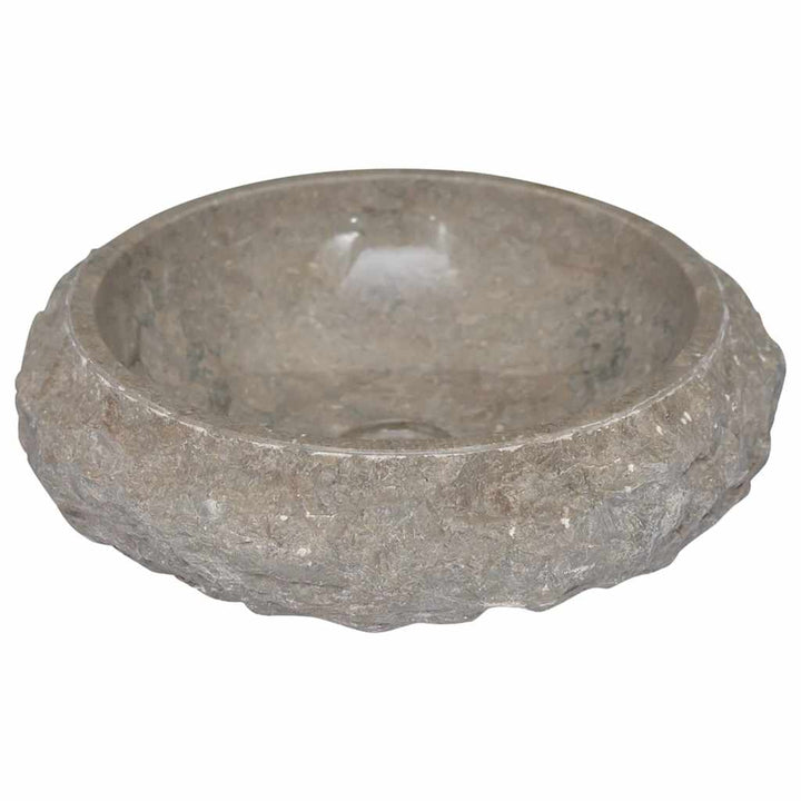 håndvask Ø40x12 cm marmor grå