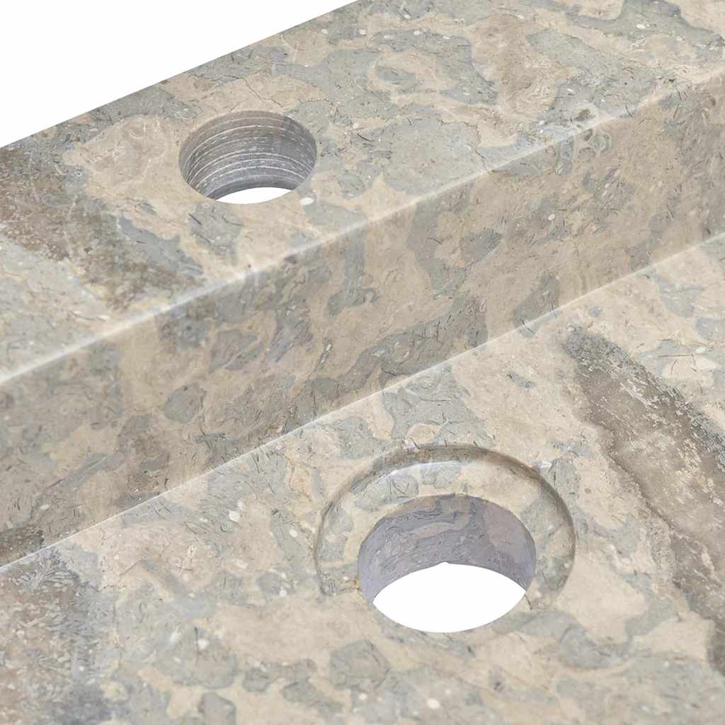håndvask 58x39x10 cm marmor grå