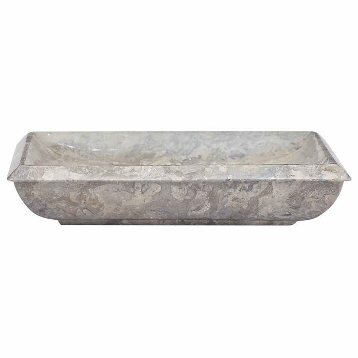 håndvask 50x35x10 cm marmor grå