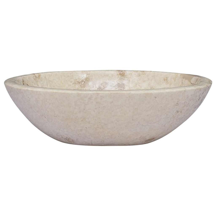 håndvask 53x40x15 cm marmor cremefarvet