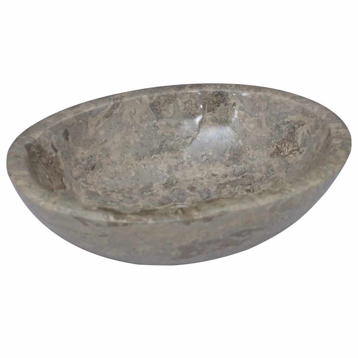 håndvask 53x40x15 cm marmor grå